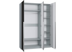 Софт тач 9 шкаф трёхдверный распашной МДФ