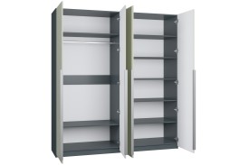 Софт тач 15 шкаф трёхдверный распашной МДФ