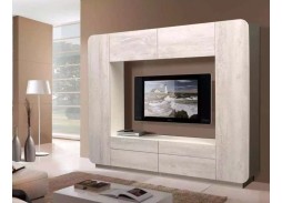 "Лаванда 2" гостиная, белый/бетон, ф-ка "Олимп Мебель" 26 020 Р. в Вира Мебель "Лаванда 2" гостиная, белый/бетон, ф-ка "Олимп Мебель"