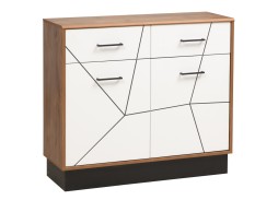 "Гамма 54.07" комод таксония/белый, ф-ка Олимп 10 240 Р. в Вира Мебель "Гамма 54.07" комод таксония/белый, ф-ка Олимп