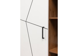 "Гамма 54.03" шкаф для одежды таксония/белый, ф-ка Олимп 17 393 Р. в Вира Мебель "Гамма 54.03" шкаф для одежды таксония/белый, ф-ка Олимп