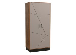 "Гамма 54.03" шкаф для одежды таксония/грей, ф-ка Олимп 17 393 Р. в Вира Мебель "Гамма 54.03" шкаф для одежды таксония/грей, ф-ка Олимп