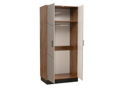 "Гамма 54.03" шкаф для одежды таксония/грей, ф-ка Олимп 17 393 Р. в Вира Мебель "Гамма 54.03" шкаф для одежды таксония/грей, ф-ка Олимп