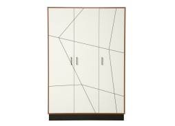 "Гамма 54.12" шкаф для одежды таксония/белый, ф-ка Олимп 27 174 Р. в Вира Мебель "Гамма 54.12" шкаф для одежды таксония/белый, ф-ка Олимп