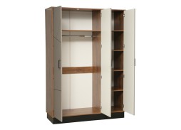 "Гамма 54.12" шкаф для одежды таксония/грей, ф-ка Олимп 27 174 Р. в Вира Мебель "Гамма 54.12" шкаф для одежды таксония/грей, ф-ка Олимп