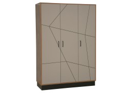 "Гамма 54.12" шкаф для одежды таксония/грей, ф-ка Олимп 27 174 Р. в Вира Мебель "Гамма 54.12" шкаф для одежды таксония/грей, ф-ка Олимп