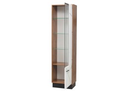 "Гамма 54.01-01" шкаф-пенал (правый) таксония/белый, ф-ка Олимп 11 809 Р. в Вира Мебель "Гамма 54.01-01" шкаф-пенал (правый) таксония/белый, ф-ка Олимп