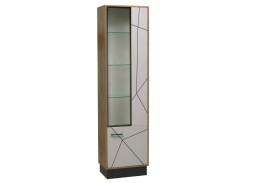 "Гамма 54.01-01" шкаф-пенал (правый) таксония/грей, ф-ка Олимп 11 809 Р. в Вира Мебель "Гамма 54.01-01" шкаф-пенал (правый) таксония/грей, ф-ка Олимп