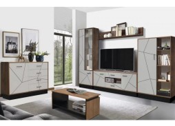 "Гамма 1" модульная гостиная, Таксония/Грей, ф-ка Олимп 52 070 Р. в Вира Мебель "Гамма 1" модульная гостиная, Таксония/Грей, ф-ка Олимп