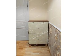 "Сканди 21" комод с глянцевым фасадом на ножках