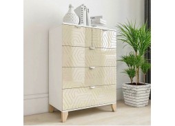 "Сканди 21" комод с глянцевым фасадом на ножках