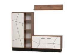 "Гамма 4" модульная гостиная, Таксония/Белый, ф-ка Олимп 19 918 Р. в Вира Мебель "Гамма 4" модульная гостиная, Таксония/Белый, ф-ка Олимп