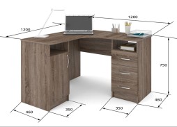 СПУ-4 угловой письменный стол, ЛДСП