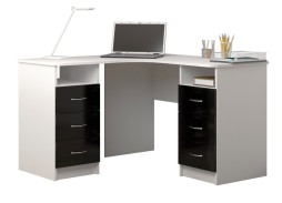 СПУ-5 угловой письменный стол, глянец 17 400 Р. в Вира Мебель СПУ-5 угловой письменный стол, глянец