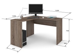 СПУ-8 угловой письменный стол, ЛДСП