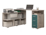 СПУ-9 угловой письменный стол, глянец