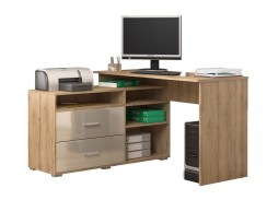 СПУ-13 угловой письменный стол, глянец 14 700 Р. в Вира Мебель СПУ-13 угловой письменный стол, глянец