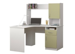 СПУ-14 угловой письменный стол, глянец 16 800 Р. в Вира Мебель СПУ-14 угловой письменный стол, глянец
