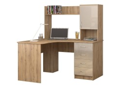 СПУ-15 угловой письменный стол, глянец 17 700 Р. в Вира Мебель СПУ-15 угловой письменный стол, глянец