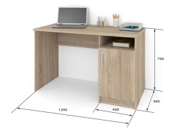 СП-2 письменный стол, глянец 10 400 Р. в Вира Мебель СП-2 письменный стол, глянец