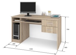 СП-11 письменный стол, глянец 12 200 Р. в Вира Мебель СП-11 письменный стол, глянец
