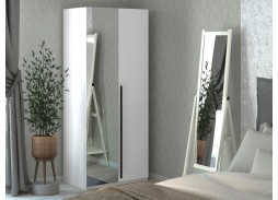 "Лаура 2" шкаф двухдверный с зеркалом