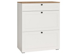 "Остин" тумба для обуви белый шагрень/дуб вотан, ф-ка "Моби"