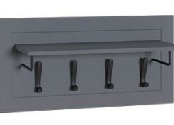 "Остин" вешалка 15.12 серый графит, ф-ка "Моби" 3 700 Р. в Вира Мебель "Остин" вешалка 15.12 серый графит, ф-ка "Моби"