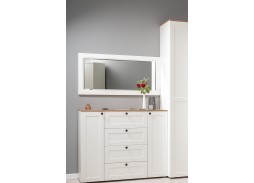 "Остин" прихожая, комплектация 2, белый шагрень/дуб вотан, ф-ка "Моби" 68 200 Р. в Вира Мебель "Остин" прихожая, комплектация 2, белый шагрень/дуб вотан, ф-ка "Моби"