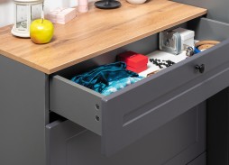 "Остин" комплектация 4, серый графит/дуб вотан, ф-ка "Моби" 39 800 Р. в Вира Мебель "Остин" комплектация 4, серый графит/дуб вотан, ф-ка "Моби"