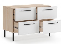 "Николь 1-1" комод Бук песочный/МАТ-00