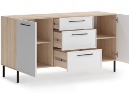 "Николь 2-1" комод Бук песочный/МАТ-00