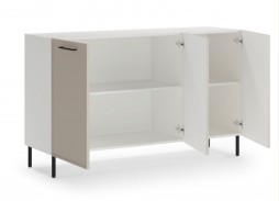 "Николь 6-2" тумба комод Белый/МАТ-04