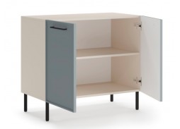 "Николь 7-3" тумба Сатин 7045 SU/МАТ-17