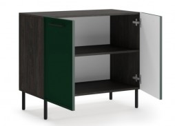 "Николь 7-4" тумба Морское дерево карбон К016PW/МАТ-18