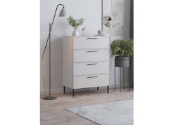 "Николь 8-2" комод Белый/МАТ-04