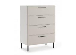 "Николь 8-2" комод Белый/МАТ-04