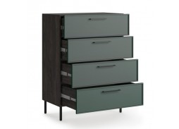 "Николь 8-4" комод Морское дерево карбон К016PW/МАТ-18