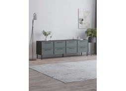 "Николь 9-4" тумба Морское дерево карбон К016PW/МАТ-18