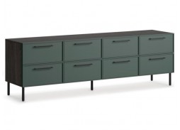 "Николь 9-4" тумба Морское дерево карбон К016PW/МАТ-18