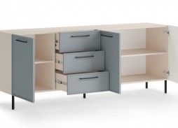 "Николь 11-3" тумба Сатин 7045 SU/МАТ-17