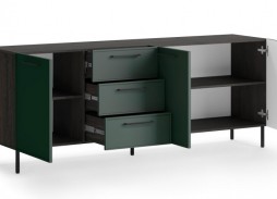 "Николь 11-4" тумба Морское дерево карбон К016PW/МАТ-18