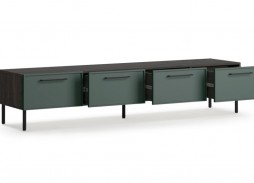 "Николь 12-4" тумба Морское дерево карбон К016PW/МАТ-18