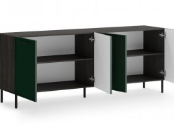 "Николь 13-4" тумба Морское дерево карбон К016PW/МАТ-18