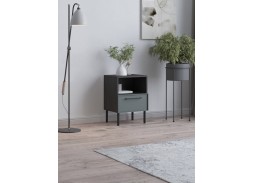 "Николь 18-4" тумба Морское дерево карбон К016PW/МАТ-18