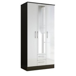 Глянец 2 распашной глянцевый шкаф