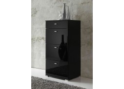 "Михаил-Люкс №11"  узкий глянцевый комод