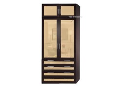 "Комфорт-Люкс 2.4+А" шкаф распашной 16 100 Р. в Вира Мебель "Комфорт-Люкс 2.4+А" шкаф распашной