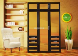 "Комфорт-Люкс 3.8+А" шкаф распашной 20 500 Р. в Вира Мебель "Комфорт-Люкс 3.8+А" шкаф распашной