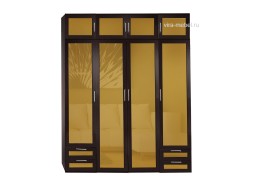 "Комфорт-Люкс 4.6+А" шкаф распашной 23 100 Р. в Вира Мебель "Комфорт-Люкс 4.6+А" шкаф распашной